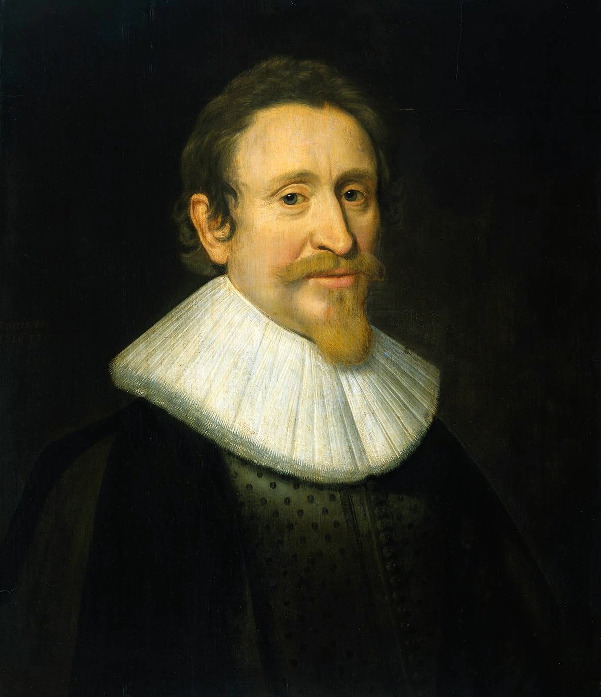 Retrato de Hugo Grócio, oficina de Michiel van Mierevelt