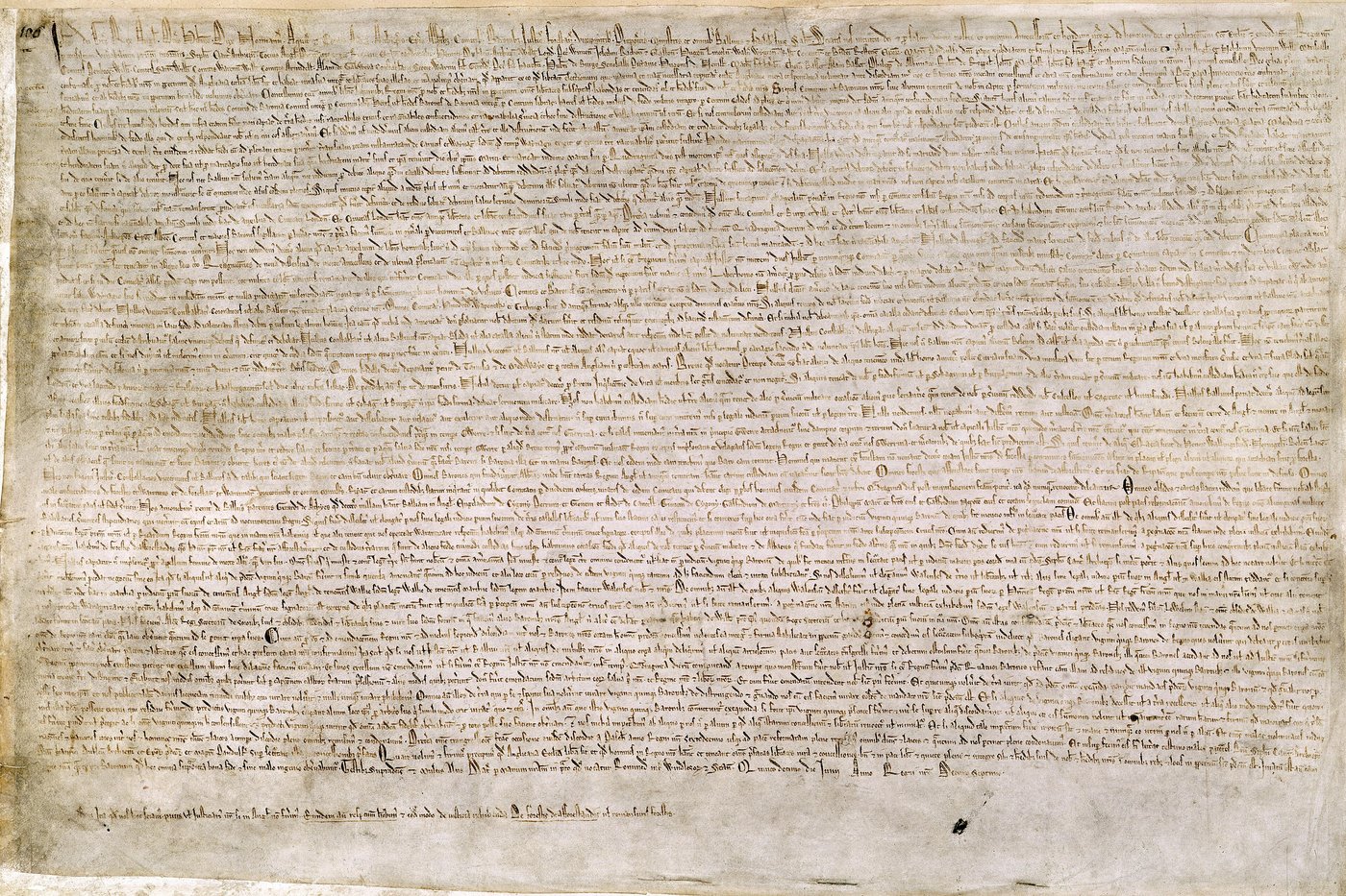 A Magna Carta de 1215, exemplar da British Library