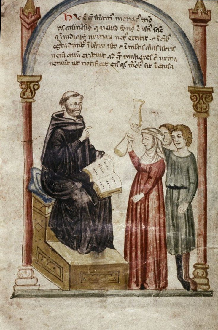 Constantino, o Africano, em miniatura medieval
